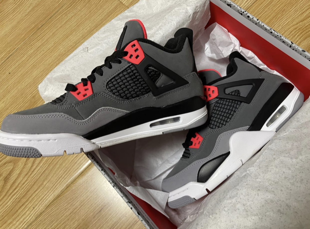 Special offer Batch Air Jordan 4 Red Glow Infrared DH6927-061 review K*** 06