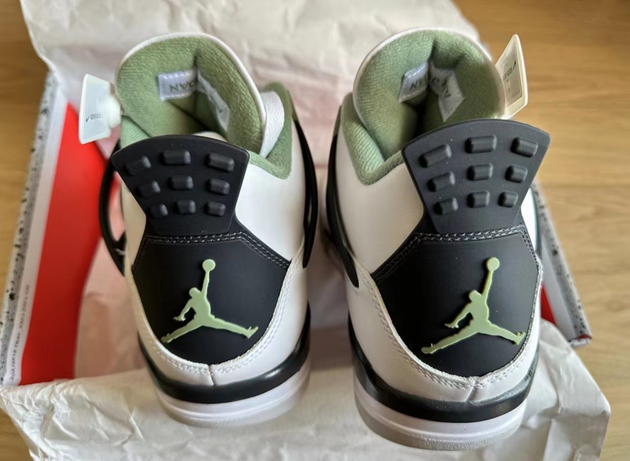 PK God Batch Air Jordan 4 Seafoam AQ9129-103 review L*** 02