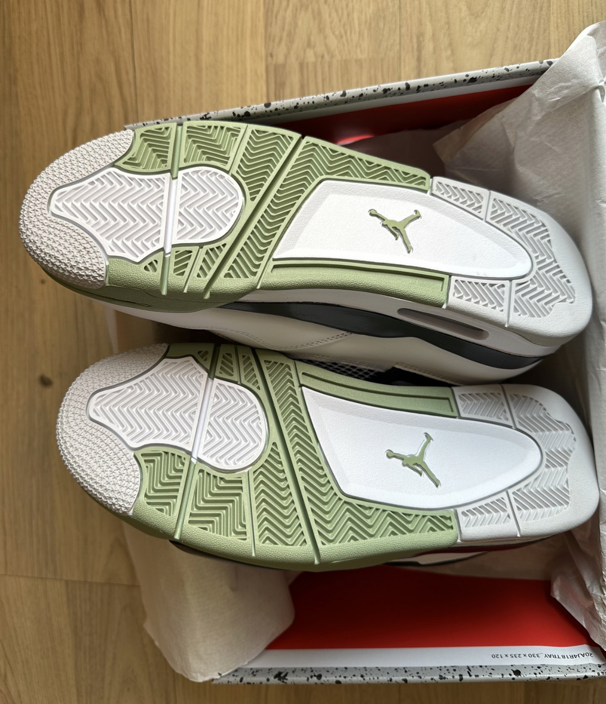 PK God Batch Air Jordan 4 Seafoam AQ9129-103 review L*** 03