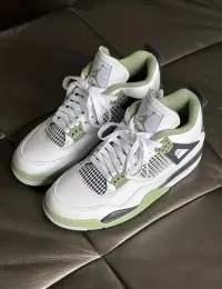 PK God Batch Air Jordan 4 Seafoam AQ9129-103 review 1