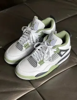 PK God Batch Air Jordan 4 Seafoam AQ9129-103 review E*** 02