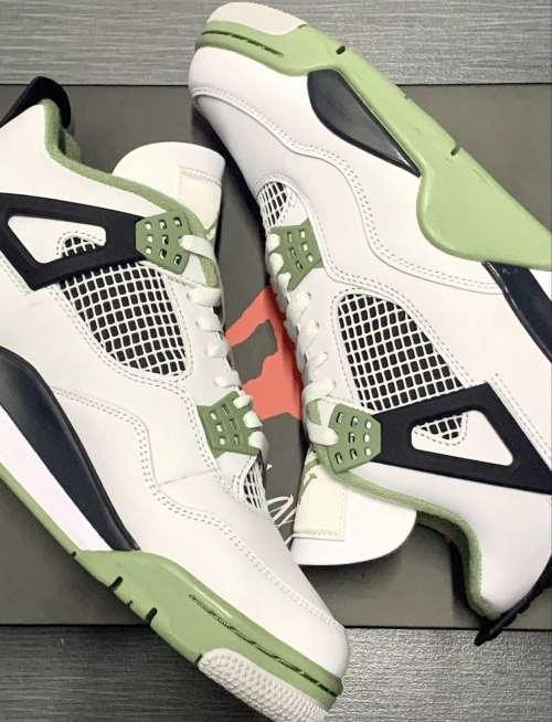 PK God Batch Air Jordan 4 Seafoam AQ9129-103 review 