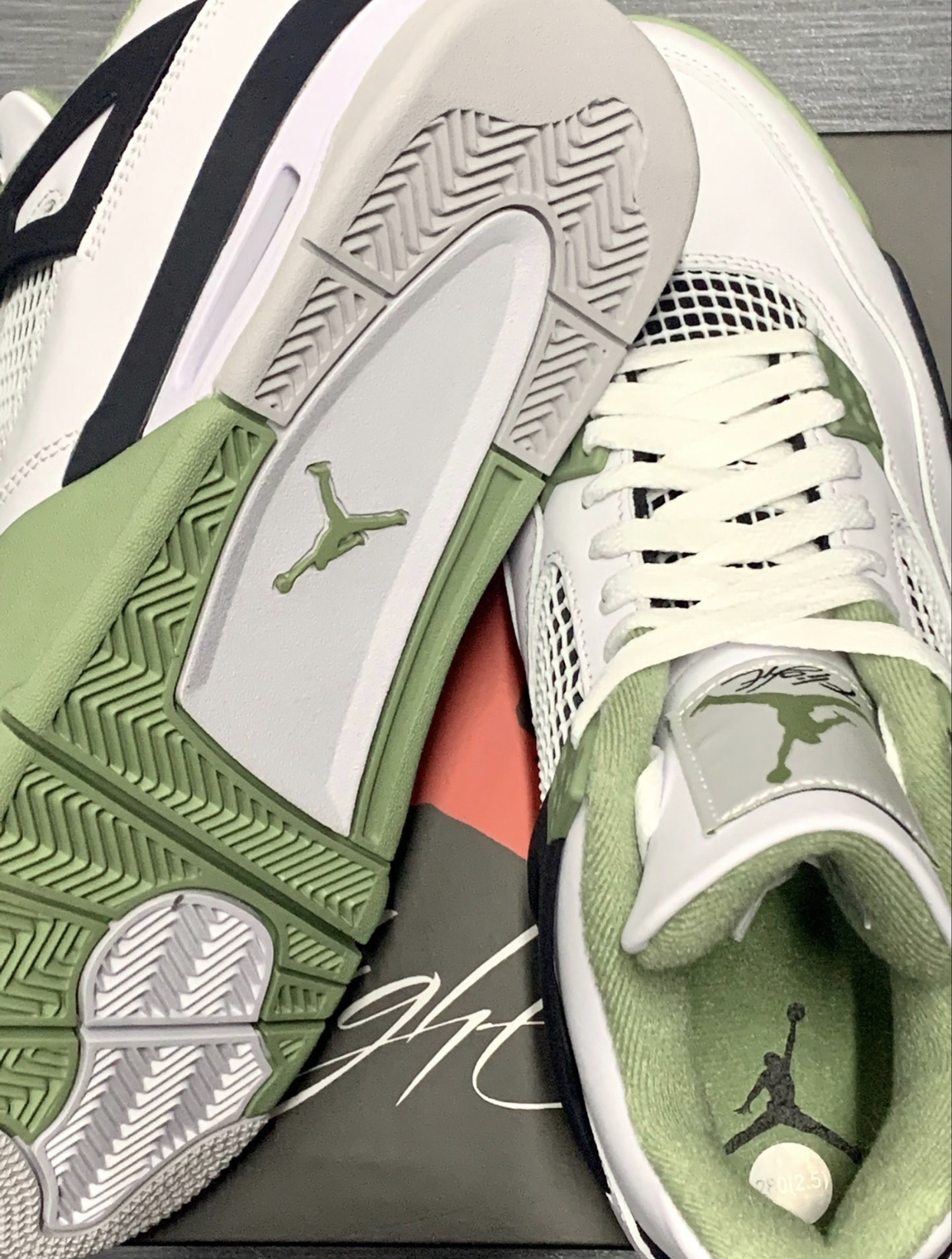 PK God Batch Air Jordan 4 Seafoam AQ9129-103 review N*** 03