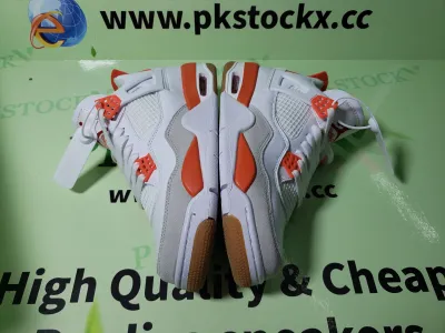 PK God Batch Nike SB x Air Jordan 4 White Orange DR5415-108 review V*** 02