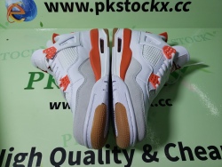 PK God Batch Nike SB x Air Jordan 4 White Orange DR5415-108 review V*** 04