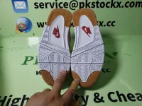 PK God Batch Nike SB x Air Jordan 4 White Orange DR5415-108 review 4