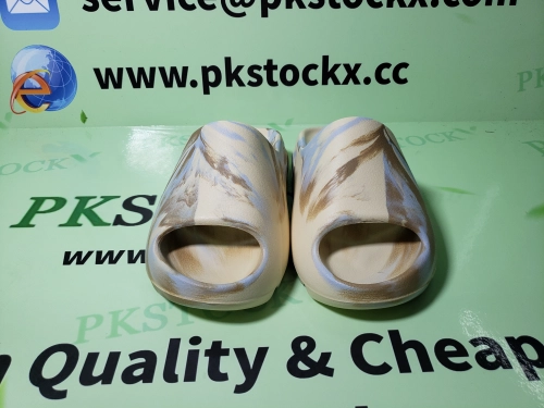 PK God Batch Adidas Yeezy Slide Enflame Oil Painting White Yellow GW1932 review 
