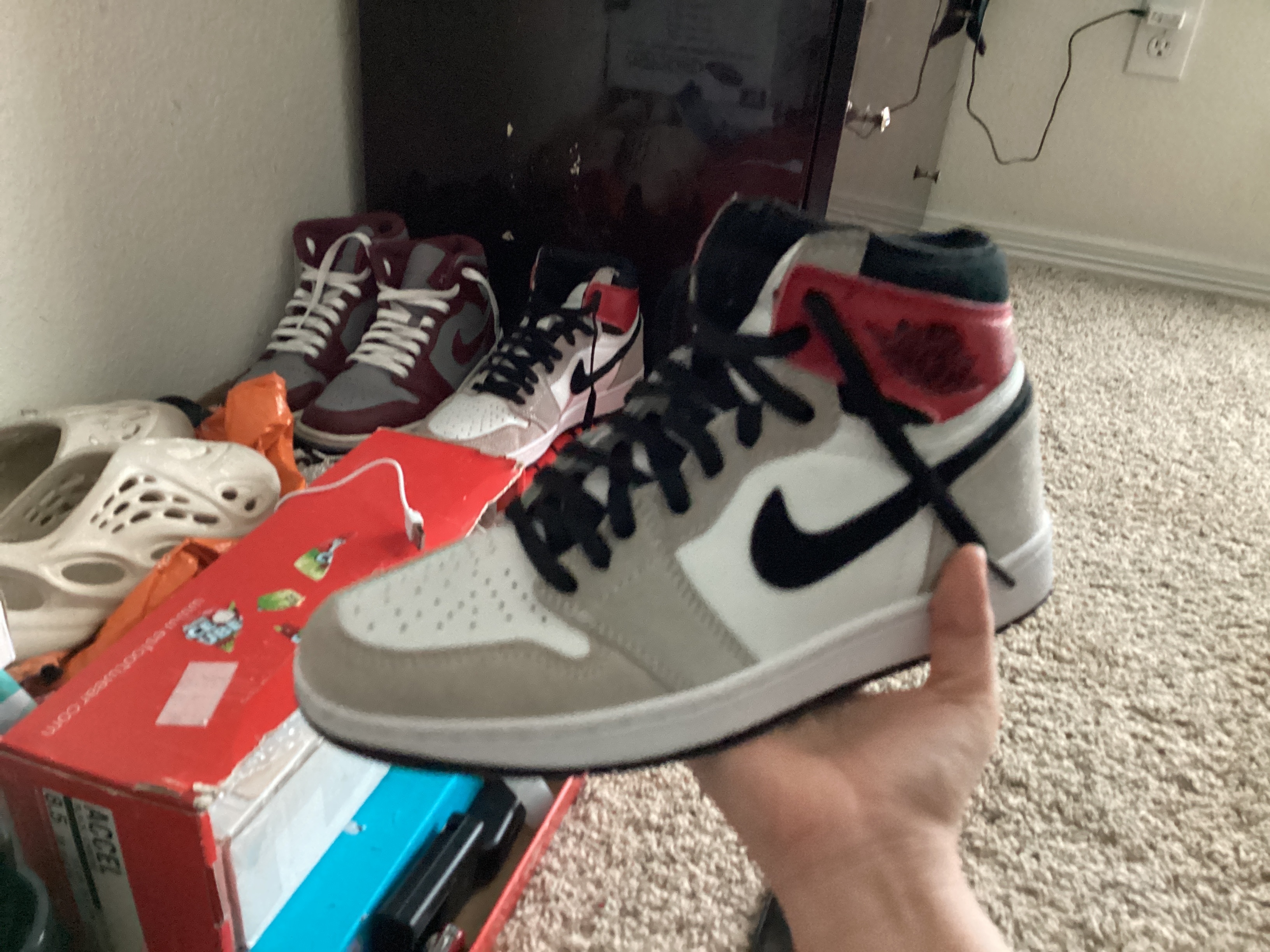 LJR Batch Air Jordan 1 Retro High Light Smoke Grey 555088-126 review Preston