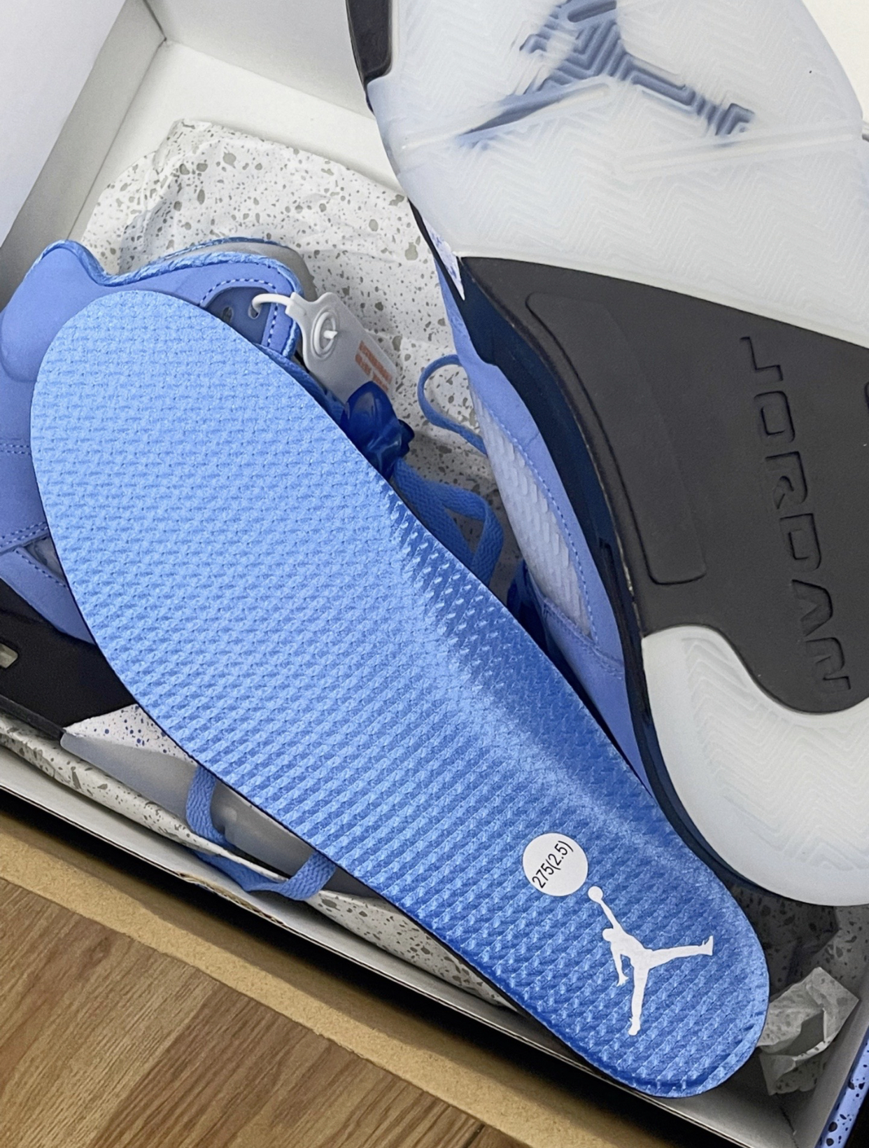 PK God Batch Air Jordan 5 Retro UNC University Blue DV1310-401 review T*** 02