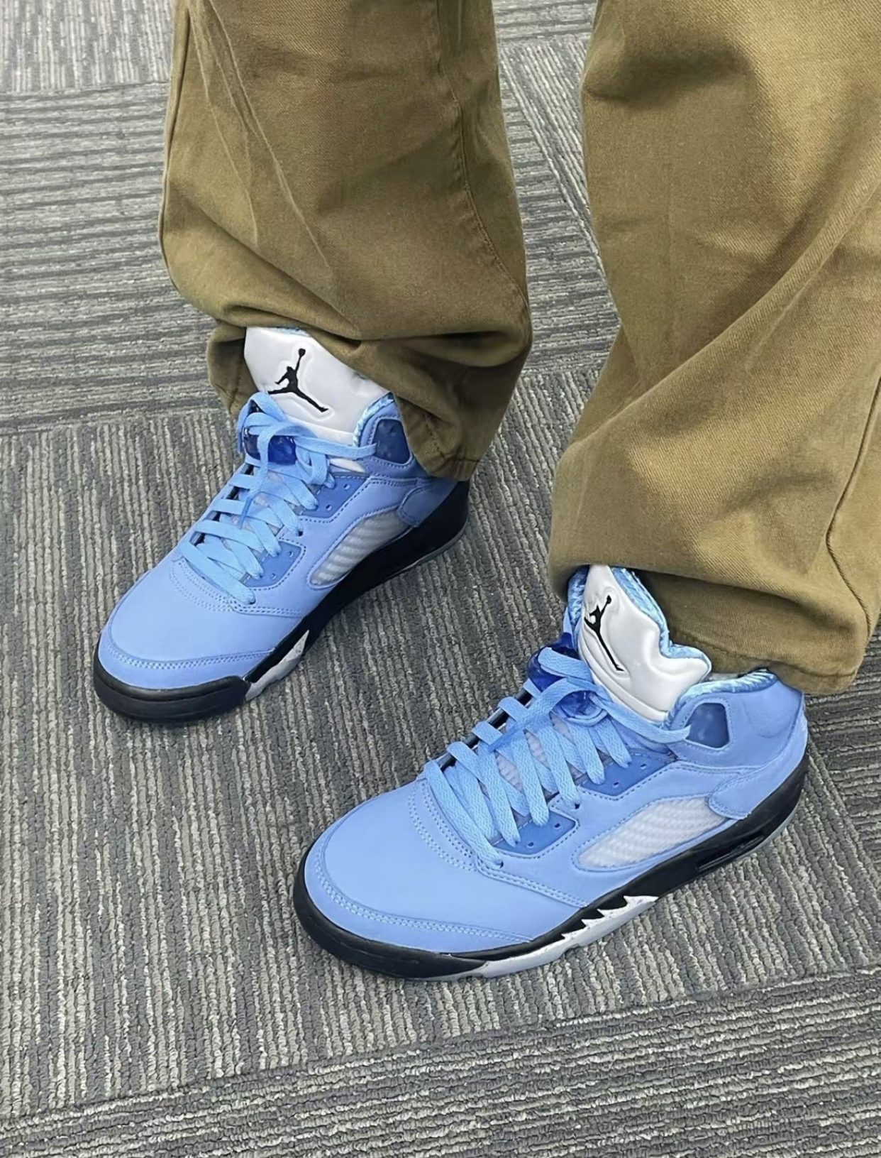 PK God Batch Air Jordan 5 Retro UNC University Blue DV1310-401 review G*** 01