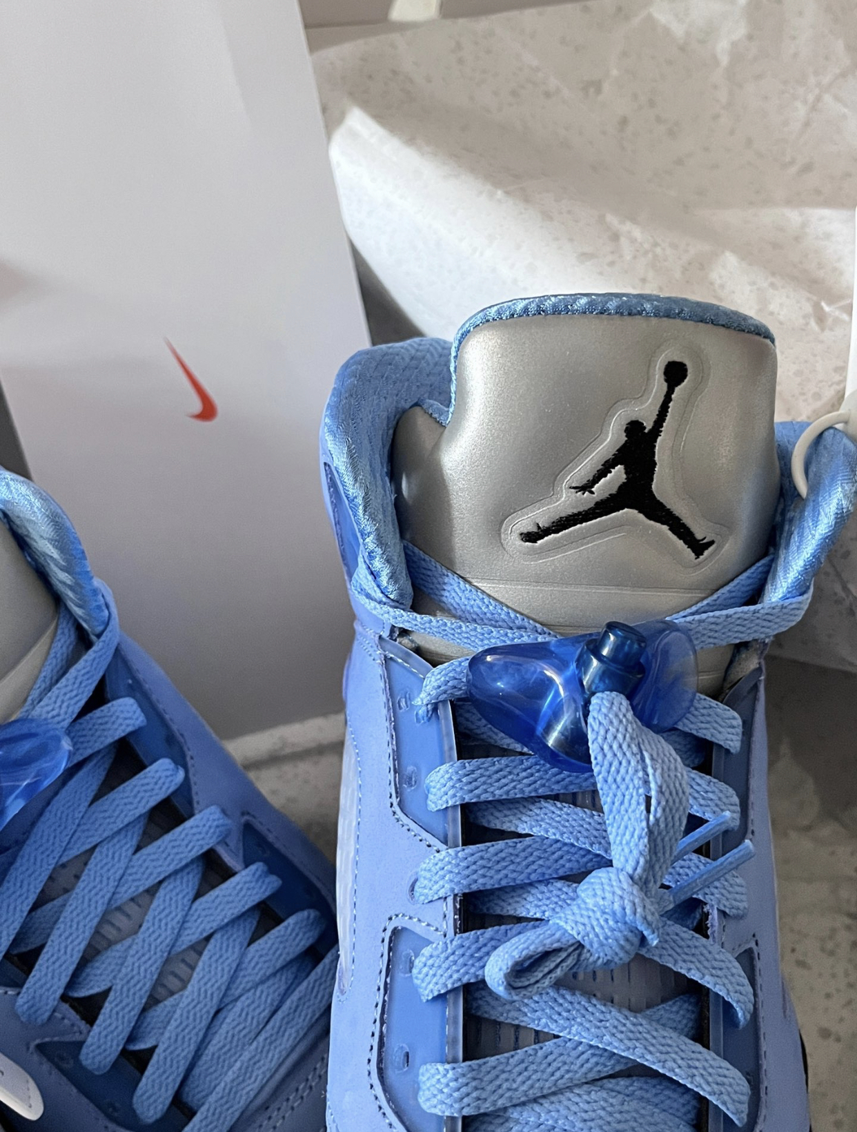 PK God Batch Air Jordan 5 Retro UNC University Blue DV1310-401 review D*** 00