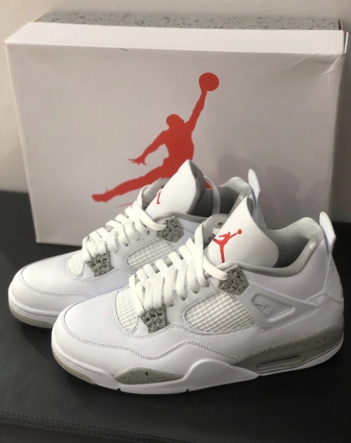 PK God Batch Air Jordan 4 Retro White Oreo CT8527-100 review 