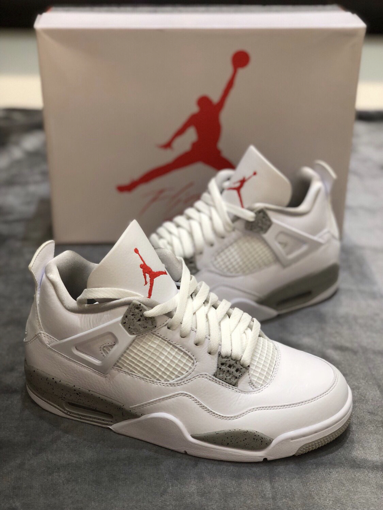 PK God Batch Air Jordan 4 Retro White Oreo CT8527-100 review L*** 01