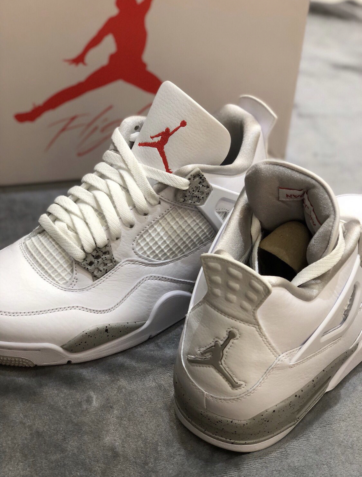 PK God Batch Air Jordan 4 Retro White Oreo CT8527-100 review L*** 02