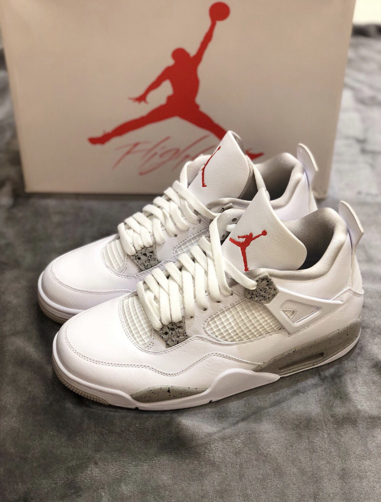 PK God Batch Air Jordan 4 Retro White Oreo CT8527-100 review L*** 04