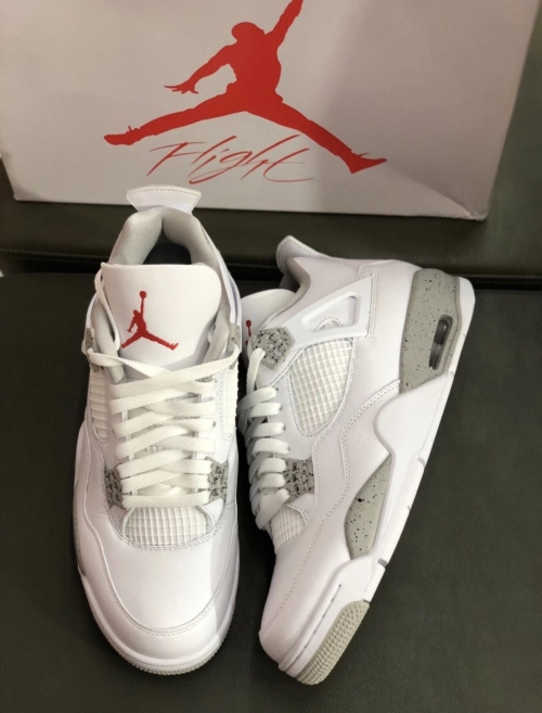 PK God Batch Air Jordan 4 Retro White Oreo CT8527-100 review 
