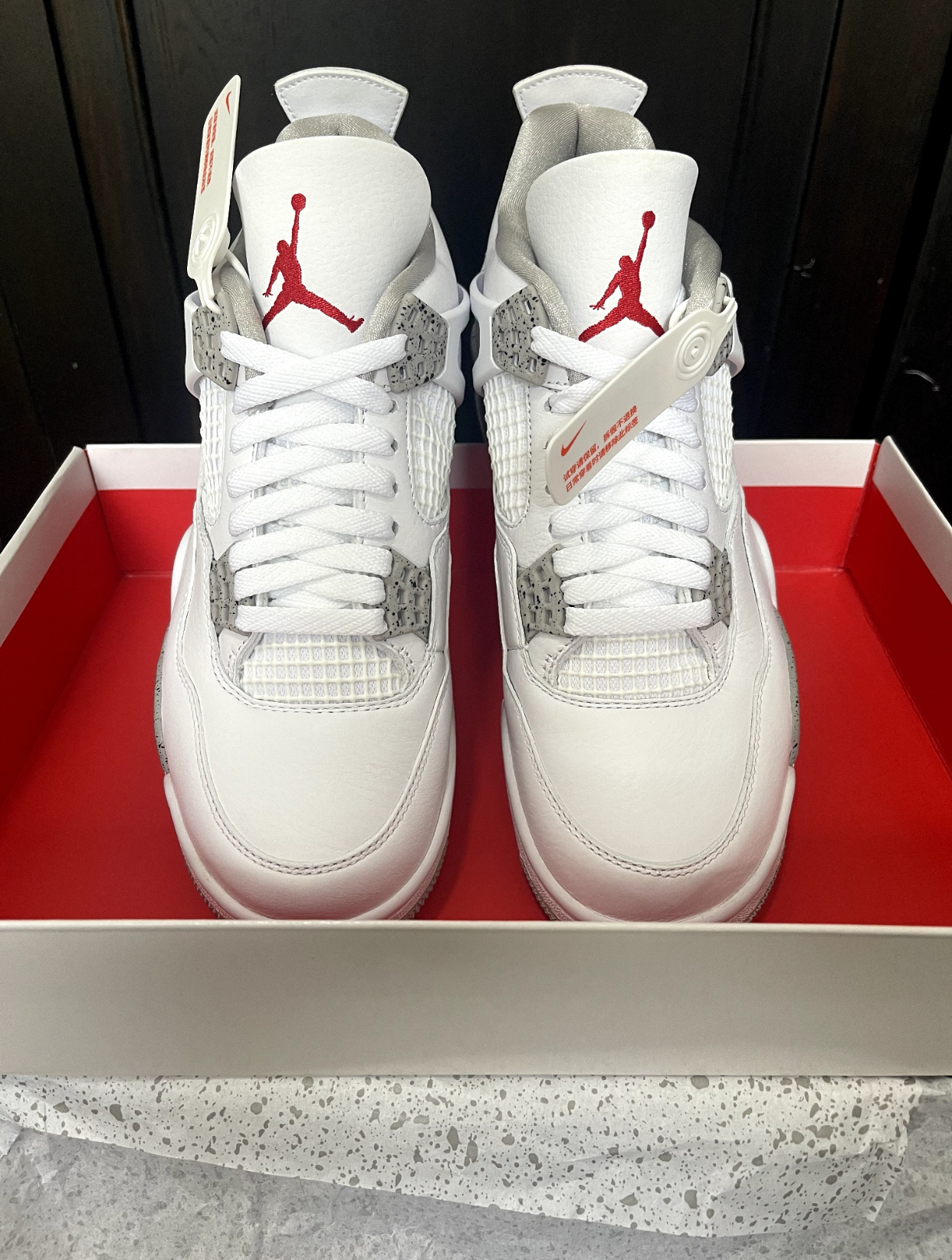 PK God Batch Air Jordan 4 Retro White Oreo CT8527-100 review E*** 01