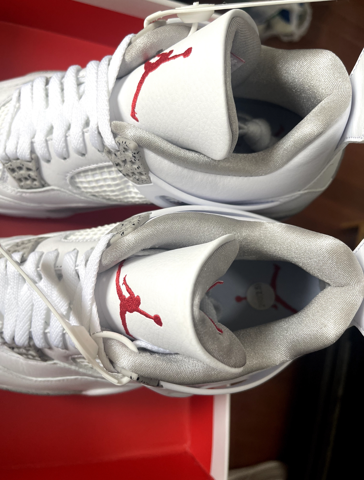 PK God Batch Air Jordan 4 Retro White Oreo CT8527-100 review E*** 04