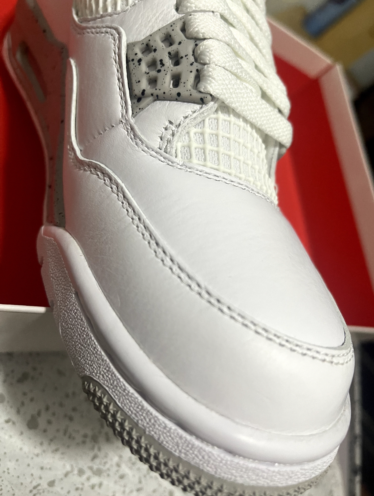 PK God Batch Air Jordan 4 Retro White Oreo CT8527-100 review E*** 05