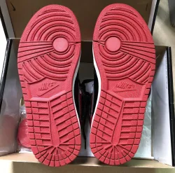 PK God Batch Air Jordan 1 High OG Bred Patent 555088-063 review G*** 07