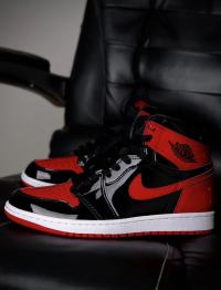 PK God Batch Air Jordan 1 High OG Bred Patent 555088-063 review 4
