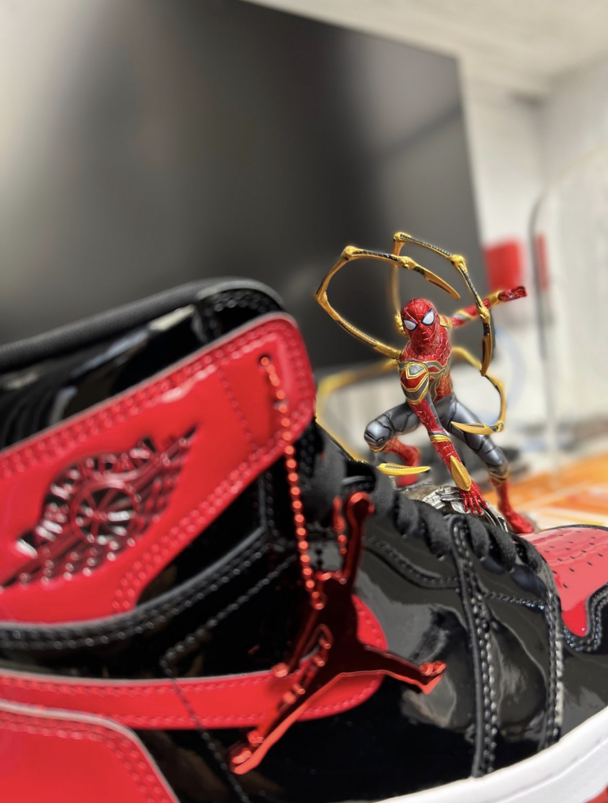 PK God Batch Air Jordan 1 High OG Bred Patent 555088-063 review L*** 01