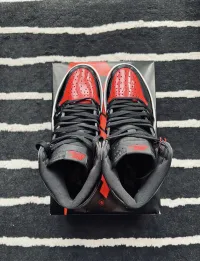 PK God Batch Air Jordan 1 High OG Bred Patent 555088-063 review 1