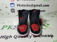 PK God Batch Air Jordan 1 High OG Bred Patent 555088-063 review 0