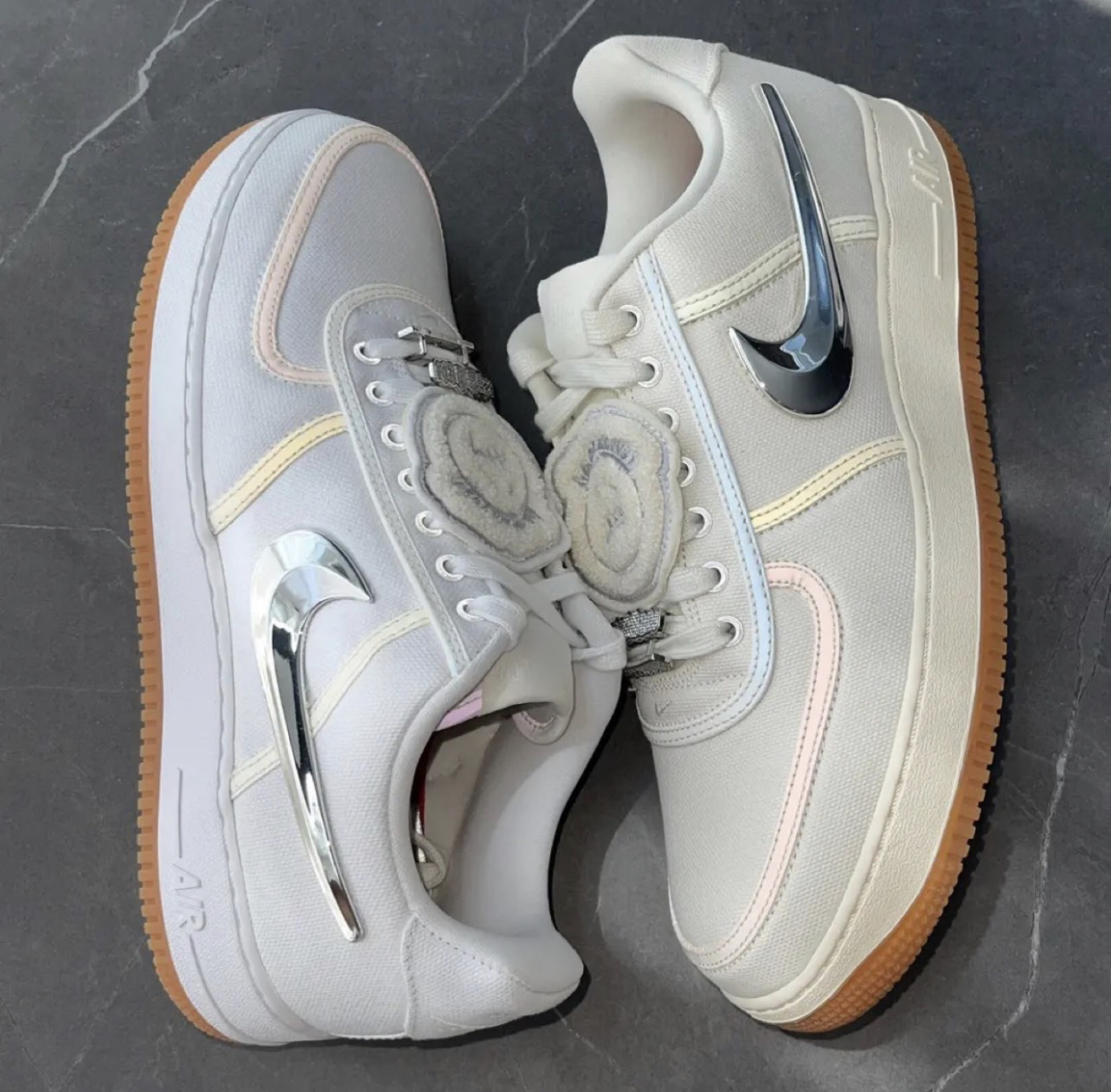 PK God Batch Nike Air Force 1 Low Travis Scott Sail AQ4211-101 review E*** 01