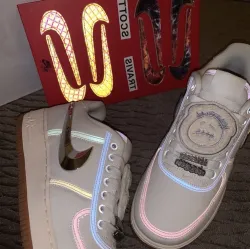 PK God Batch Nike Air Force 1 Low Travis Scott Sail AQ4211-101 review F*** 02