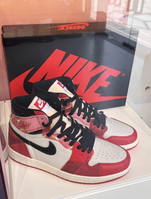 PK God Batch Air Jordan 1 High OG Spider-Man Across the Spider-Verse DV1748-601 review 