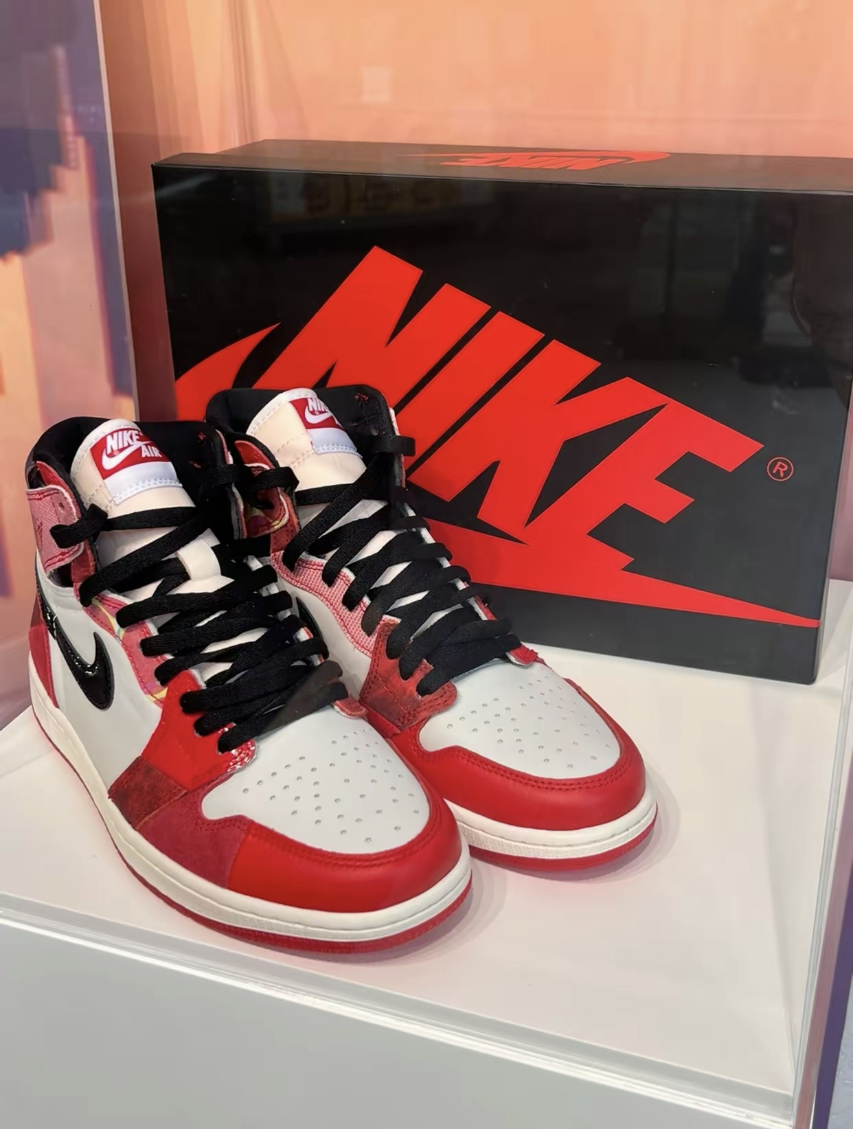 PK God Batch Air Jordan 1 High OG Spider-Man Across the Spider-Verse DV1748-601 review E*** 01