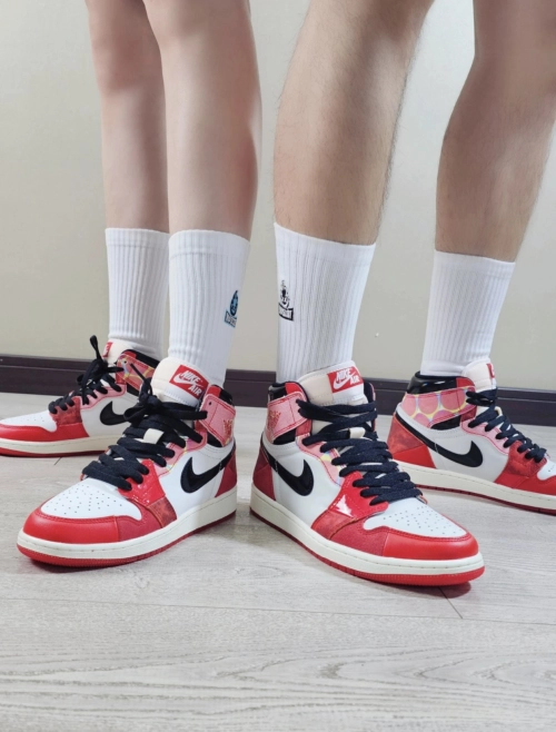 PK God Batch Air Jordan 1 High OG Spider-Man Across the Spider-Verse DV1748-601 review 