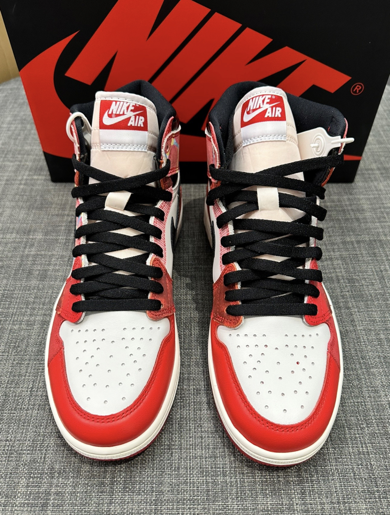 PK God Batch Air Jordan 1 High OG Spider-Man Across the Spider-Verse DV1748-601 review K*** 00