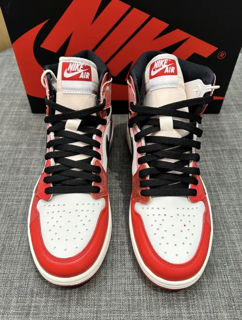 PK God Batch Air Jordan 1 High OG Spider-Man Across the Spider-Verse DV1748-601 review 