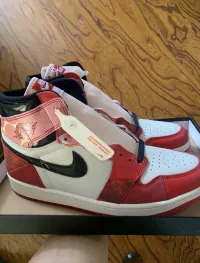 PK God Batch Air Jordan 1 High OG Spider-Man Across the Spider-Verse DV1748-601 review 0