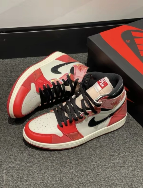 PK God Batch Air Jordan 1 High OG Spider-Man Across the Spider-Verse DV1748-601 review 