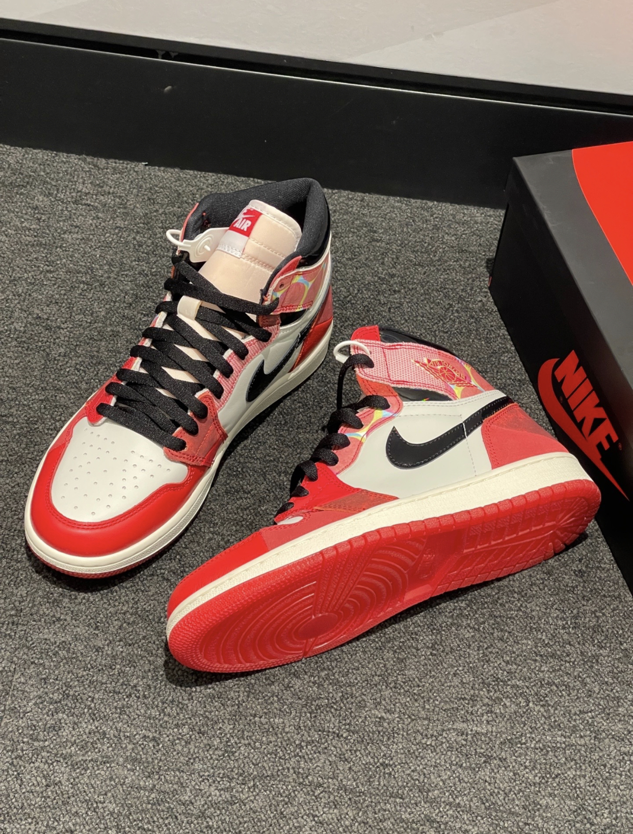 PK God Batch Air Jordan 1 High OG Spider-Man Across the Spider-Verse DV1748-601 review S*** 01