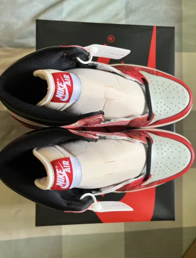 PK God Batch Air Jordan 1 High OG Spider-Man Across the Spider-Verse DV1748-601 review G*** 02