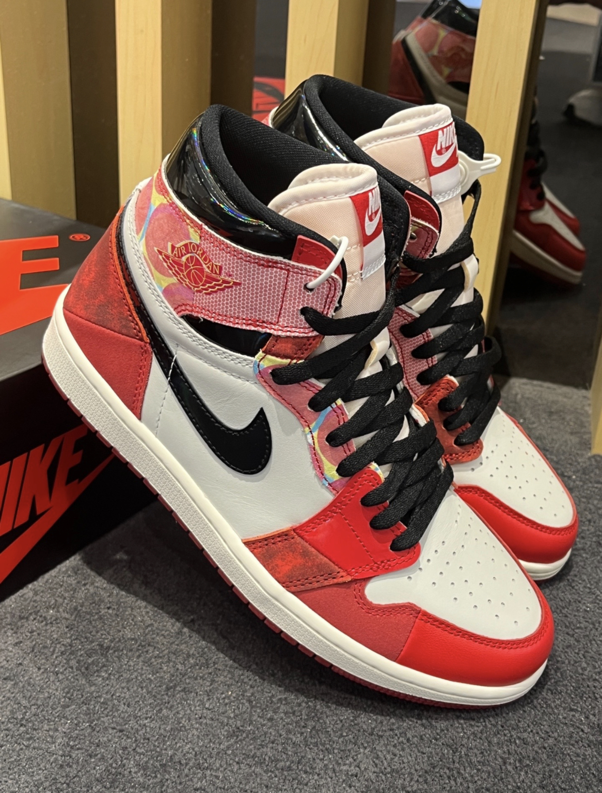 PK God Batch Air Jordan 1 High OG Spider-Man Across the Spider-Verse DV1748-601 review P*** 01