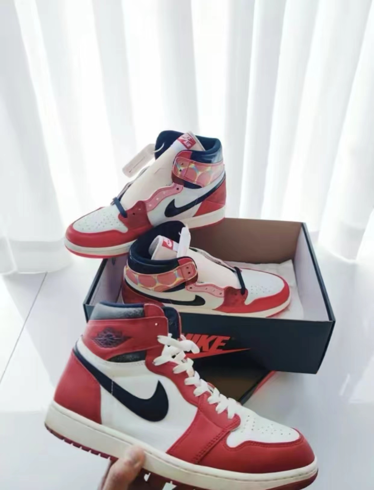PK God Batch Air Jordan 1 High OG Spider-Man Across the Spider-Verse DV1748-601 review L*** 00
