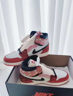 PK God Batch Air Jordan 1 High OG Spider-Man Across the Spider-Verse DV1748-601 review L*** 02