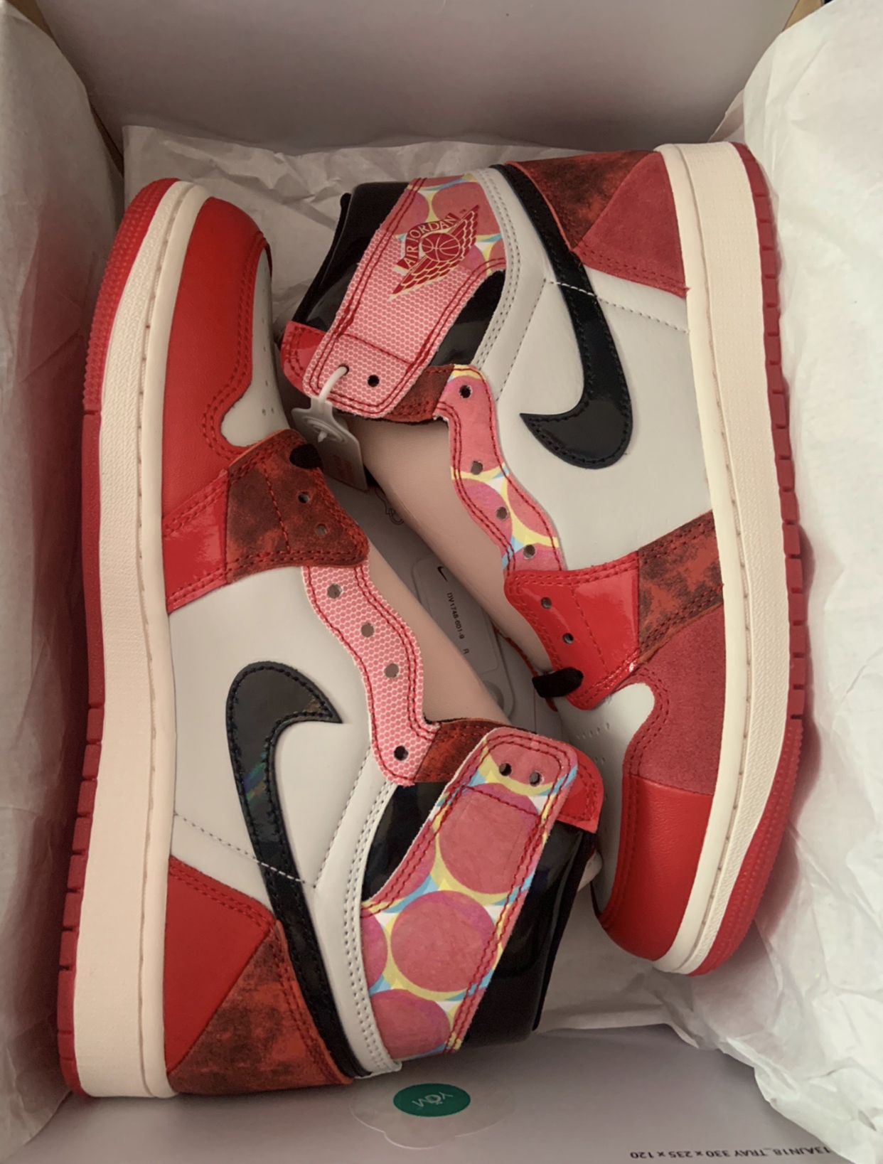 PK God Batch Air Jordan 1 High OG Spider-Man Across the Spider-Verse DV1748-601 review R*** 01