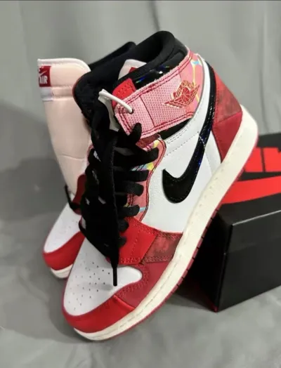 PK God Batch Air Jordan 1 High OG Spider-Man Across the Spider-Verse DV1748-601 review H*** 00