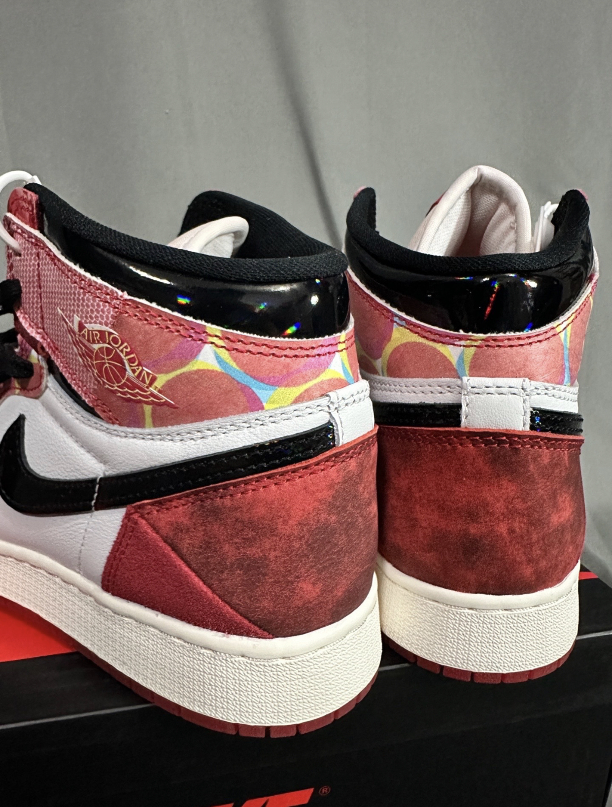 PK God Batch Air Jordan 1 High OG Spider-Man Across the Spider-Verse DV1748-601 review H*** 04
