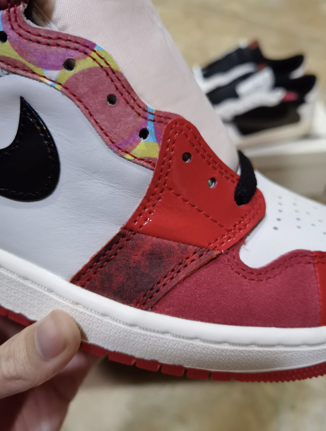 PK God Batch Air Jordan 1 High OG Spider-Man Across the Spider-Verse DV1748-601 review L*** 05