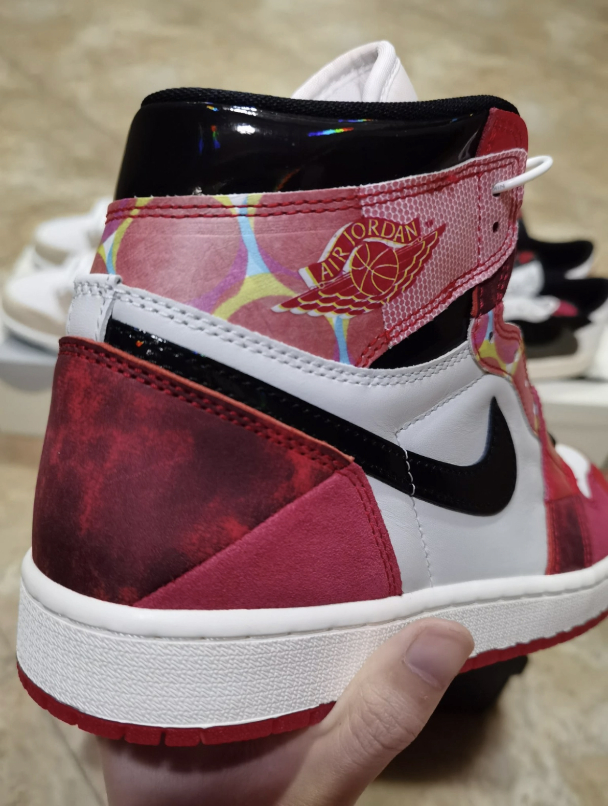 PK God Batch Air Jordan 1 High OG Spider-Man Across the Spider-Verse DV1748-601 review L*** 06