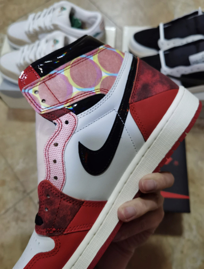PK God Batch Air Jordan 1 High OG Spider-Man Across the Spider-Verse DV1748-601 review L*** 07