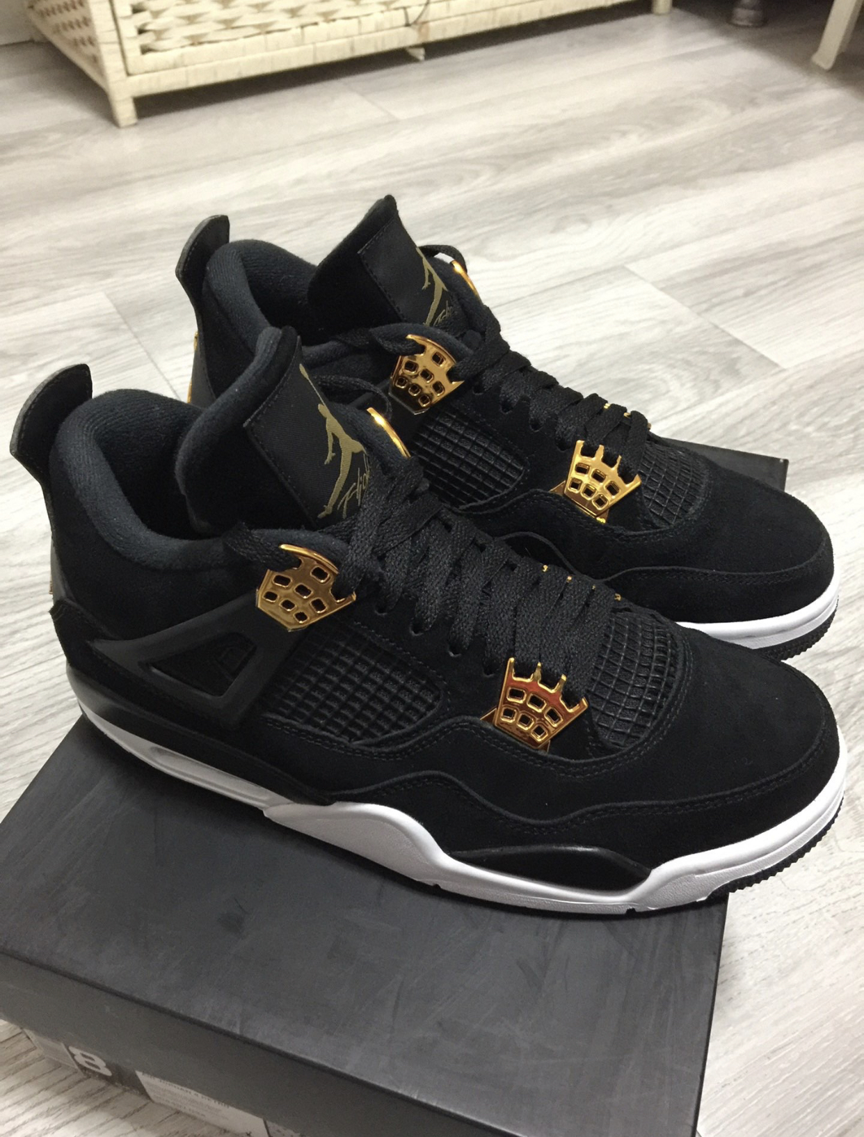PK God Batch Air Jordan 4 Retro Royalty 308497-032  review G*** 01