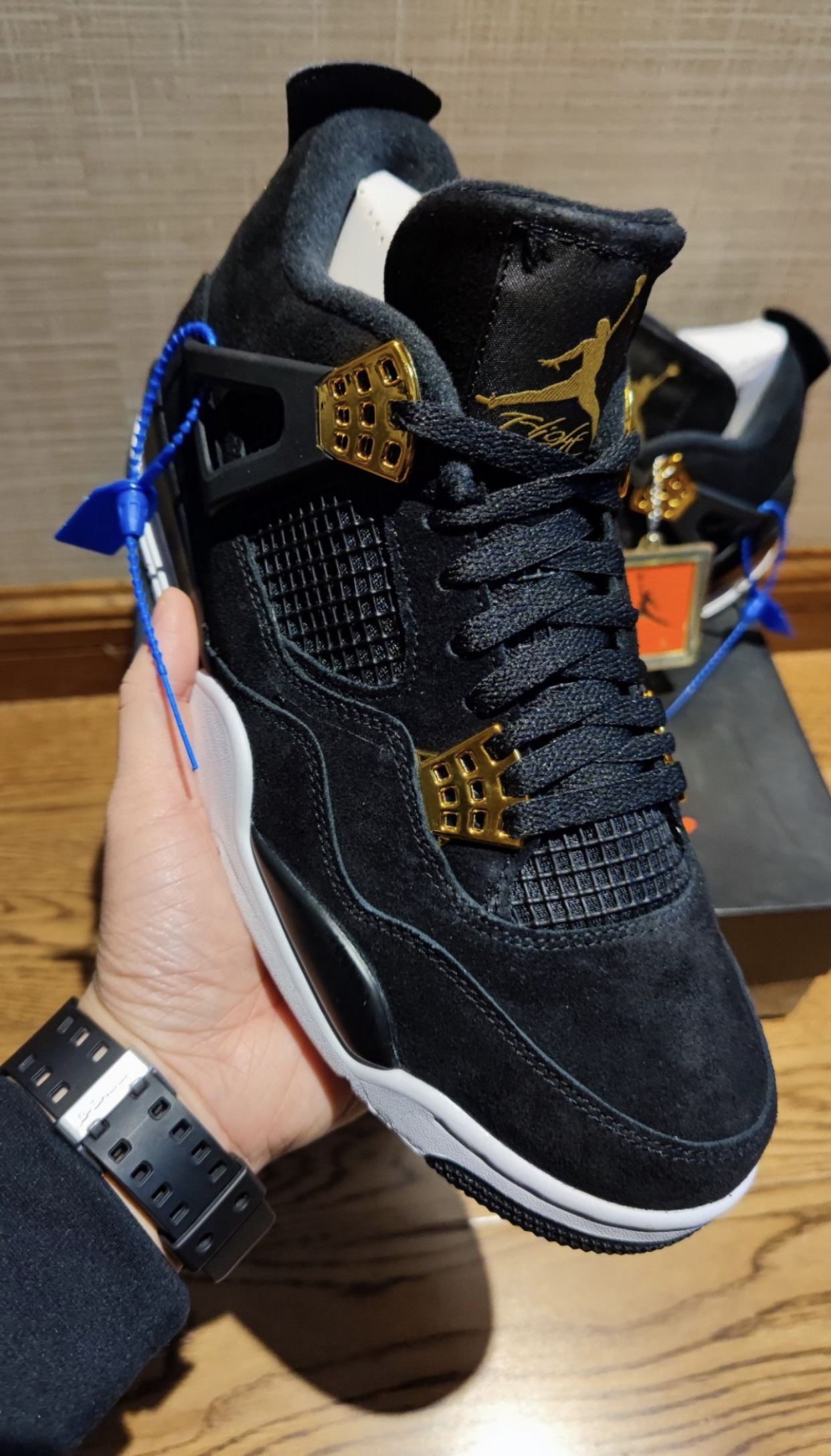 PK God Batch Air Jordan 4 Retro Royalty 308497-032  review R*** 02